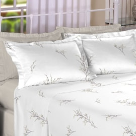 Jogo de Cama Queen Trésor 300 Fios Ramos Bege Jogo de Cama Queen Trésor 300 Fios Ramos Bege