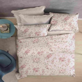 Jogo de Cama Solteiro Corttex Microtec 200 fios Flores Rose 3 Pçs ( 2 Lençois e 1 Fronha) Jogo de Cama Solteiro Corttex Microtec 200 fios Flores Rose 3 Pçs ( 2 Lençois e 1 Fronha)