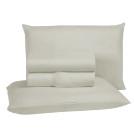 Jogo de Cama Solteiro Hypercal 200 Rozac Golden Bege Claro (2 Lençois e 1 Fronha) Jogo de Cama Solteiro Hypercal 200 Rozac Golden Bege Claro (2 Lençois e 1 Fronha)