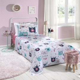 Jogo de Cama Solteiro Infantil Santista Basic Katty 3 Peças 100% Algodão Jogo de Cama Solteiro Infantil Santista Basic Katty 3 Peças 100% Algodão