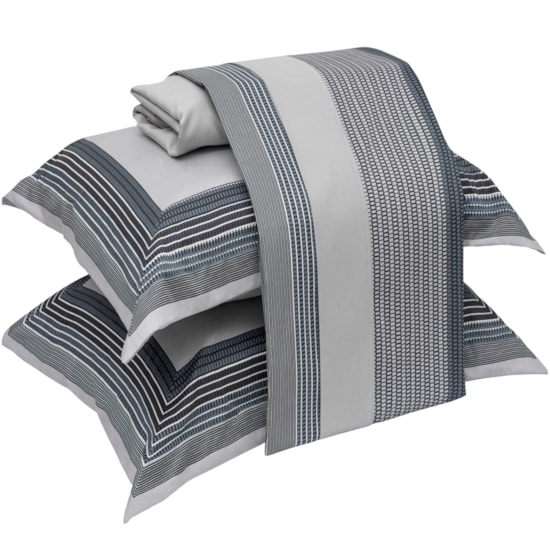 Jogo de Cama Solteiro Kacyumara Satinee Hazel 3Pçs 300Fios Jogo de Cama Solteiro Kacyumara Satinee Hazel 3Pçs 300Fios