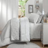 Jogo de Cama Solteiro Kacyumara Satinee Luke 3Pçs 300Fios Jogo de Cama Solteiro Kacyumara Satinee Luke 3Pçs 300Fios