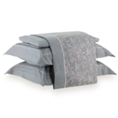 Jogo de Cama Solteiro Kacyumara Satinee Magany 3Pçs 300Fios Jogo de Cama Solteiro Kacyumara Satinee Magany 3Pçs 300Fios