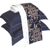 Jogo de Cama Solteiro Kacyumara Satinee Melion 3Pçs 300Fios Jogo de Cama Solteiro Kacyumara Satinee Melion 3Pçs 300Fios