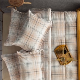 Jogo de Cama Solteiro King Estampado Andreza Tartan 3 peças Jogo de Cama Solteiro King Estampado Andreza Tartan 3 peças