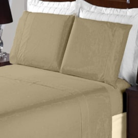 Jogo de Cama Solteiro Lucat Prime Bege Jogo de Cama Solteiro Lucat Prime Bege