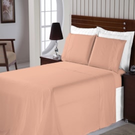 Jogo de Cama Solteiro Lucat Prime Coral Jogo de Cama Solteiro Lucat Prime Coral