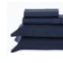 Jogo de Cama Solteiro Plus Kacyumara Satinee Azul Marinho 3Pçs 300Fios
