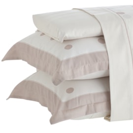 Jogo de Cama Solteiro Plus Kacyumara Satinee Ball Rosè 3Pçs 300Fios Jogo de Cama Solteiro Plus Kacyumara Satinee Ball Rosè 3Pçs 300Fios