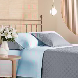 Jogo de Cama Solteiro Privilege Ponto Ajour Andreza Azul 3 peças Jogo de Cama Solteiro Privilege Ponto Ajour Andreza Azul 3 peças