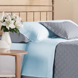 Jogo de Cama Solteiro Privilege Ponto Ajour Andreza Azul 3 peças Jogo de Cama Solteiro Privilege Ponto Ajour Andreza Azul 3 peças