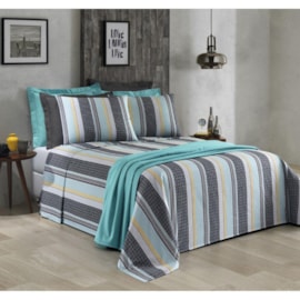Jogo de Cama Solteiro Santista Prata Cesar 150 fios - 3 peças Jogo de Cama Solteiro Santista Prata Cesar 150 fios - 3 peças