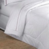 Jogo de Cama Solteiro Teka Diamante Branco 150 Fios 3 Peças (2 Lençois e 1 Fronhas)