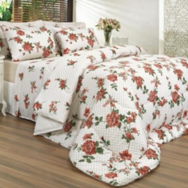Jogo de Cama Solteiro Teka Diamante Eleonor 150 Fios 4 Peças Jogo de Cama Solteiro Teka Diamante Eleonor 150 Fios 4 Peças