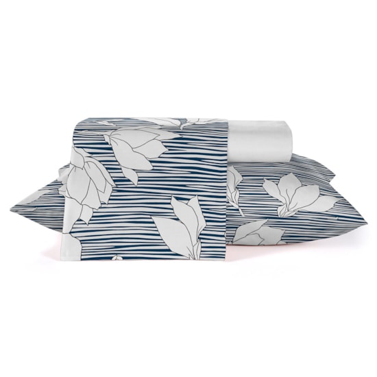 Jogo de Cama Solteiro Teka Diamante Gentileza 150 Fios 3 Peças Jogo de Cama Solteiro Teka Diamante Gentileza 150 Fios 3 Peças