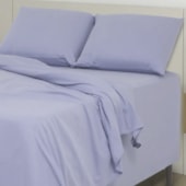 Jogo de Cama Solteiro Teka Diamante Lilas 150 Fios 3 Peças (2 Lençois e 1 Fronhas)