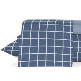 Jogo de Cama Solteiro Teka Diamante Netuno 150 Fios 3 Peças (1 Lençois e 2 Fronhas)