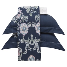 Jogo de Cama Solteiro Vida Bela 200 Fios Hadara Kacyumara 3Pçs Jogo de Cama Solteiro Vida Bela 200 Fios Hadara Kacyumara 3Pçs