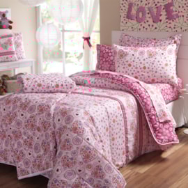 Jogo de Cama Sultan Happy Day Solteiro Duplo 3 Peças Laurine Jogo de Cama Sultan Happy Day Solteiro Duplo 3 Peças Laurine