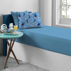 Jogo de Lençol 2 Peças Portallar Disney Frozen Amizade Azul (1 Fronha e 1 Lençol) Jogo de Lençol 2 Peças Portallar Disney Frozen Amizade Azul (1 Fronha e 1 Lençol)