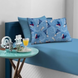 Jogo de Lençol 2 Peças Portallar Disney Frozen Amizade Azul (1 Fronha e 1 Lençol) Jogo de Lençol 2 Peças Portallar Disney Frozen Amizade Azul (1 Fronha e 1 Lençol)