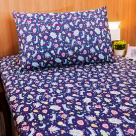 Jogo de Lençol 2 Peças Portallar Monstrinhos (1 Fronha e 1 Lençol) Jogo de Lençol 2 Peças Portallar Monstrinhos (1 Fronha e 1 Lençol)