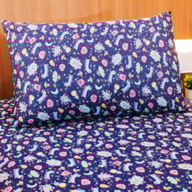 Jogo de Lençol 2 Peças Portallar Monstrinhos (1 Fronha e 1 Lençol) Jogo de Lençol 2 Peças Portallar Monstrinhos (1 Fronha e 1 Lençol)