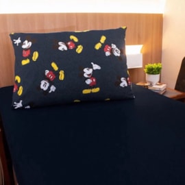 Jogo de Lençol Casal 3 Peças Portallar Disney Mickey Class Azul (2 Fronha e 1 Lençol) Jogo de Lençol Casal 3 Peças Portallar Disney Mickey Class Azul (2 Fronha e 1 Lençol)