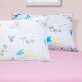 Jogo de Lençol Casal 3 Peças Portallar Disney Minnie Be Happy (2 Fronha e 1 Lençol) Jogo de Lençol Casal 3 Peças Portallar Disney Minnie Be Happy (2 Fronha e 1 Lençol)