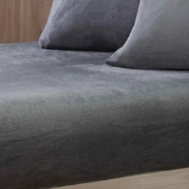 Jogo de Lençol Casal Confort Plush Mineral Seven Textil 3 Peças(1 Lençol e 2 Fronha) Jogo de Lençol Casal Confort Plush Mineral Seven Textil 3 Peças(1 Lençol e 2 Fronha)