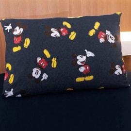Jogo de Lençol Solteiro 2 Peças Portallar Disney Mickey Class Azul (1 Fronha e 1 Lençol) Jogo de Lençol Solteiro 2 Peças Portallar Disney Mickey Class Azul (1 Fronha e 1 Lençol)