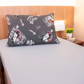 Jogo de Lençol Solteiro 2 Peças Portallar Disney Mickey Jadore Love (1 Fronha e 1 Lençol) Jogo de Lençol Solteiro 2 Peças Portallar Disney Mickey Jadore Love (1 Fronha e 1 Lençol)