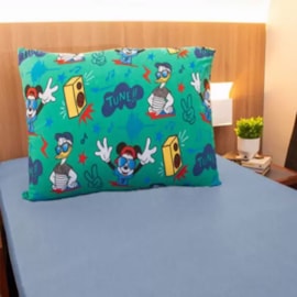 Jogo de Lençol Solteiro 2 Peças Portallar Disney Mickey Tune Verde (1 Fronha e 1 Lençol) Jogo de Lençol Solteiro 2 Peças Portallar Disney Mickey Tune Verde (1 Fronha e 1 Lençol)