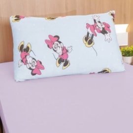 Jogo de Lençol Solteiro 2 Peças Portallar Disney Minnie Class Lilas (1 Fronha e 1 Lençol) Jogo de Lençol Solteiro 2 Peças Portallar Disney Minnie Class Lilas (1 Fronha e 1 Lençol)