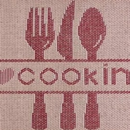 Jogo de Tapete para Cozinha Eco Nature Cooking Vermelho Jogo de Tapete para Cozinha Eco Nature Cooking Vermelho