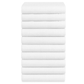 Kit 10 Colchas Piquet Teka Gênova Casal 100% Algodão Branco