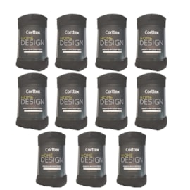 Kit 10 Manta de Microfibra Solteiro Corttex Home Desing Grafite 1,50m x 2,00m