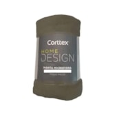 Kit 10 Manta de Microfibra Solteiro Corttex Home Desing Taupe 1,50m x 2,00m  (ATACADO)