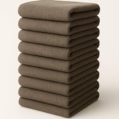 Kit 10 Manta de Microfibra Solteiro Corttex Home Desing Taupe 1,50m x 2,00m  (ATACADO)