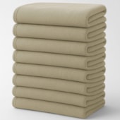 Kit 10 Mantas de Microfibra Casal Jolitex Bege Aveia 1,80m x 2,20m (ATACADO)