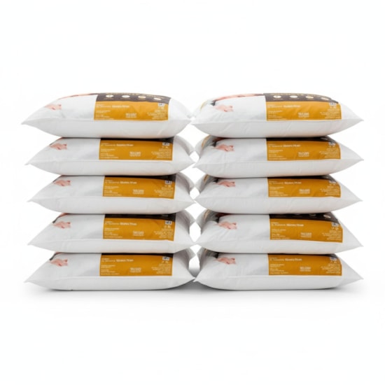 Kit 10 Travesseiro Extra Firme Sultan Realce Premium 50x70