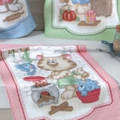 Kit 12 Panos de Copa Felpudo Estampado Dohler Chef Pet Kit 12 Panos de Copa Felpudo Estampado Dohler Chef Pet