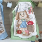 Kit 12 Panos de Copa Felpudo Estampado Dohler Chef Pet Kit 12 Panos de Copa Felpudo Estampado Dohler Chef Pet