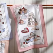 Kit 12 Panos de Copa Felpudo Estampado Dohler Doçura Kit 12 Panos de Copa Felpudo Estampado Dohler Doçura