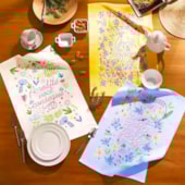 Kit 12 Panos de Copa Felpudo Estampado Dohler Frases Kit 12 Panos de Copa Felpudo Estampado Dohler Frases