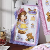 Kit 12 Panos de Copa Felpudo Estampado Dohler Happy Kitchen Kit 12 Panos de Copa Felpudo Estampado Dohler Happy Kitchen