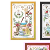 Kit 12 Panos de Copa Felpudo Estampado Dohler Honey Kit 12 Panos de Copa Felpudo Estampado Dohler Honey