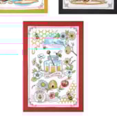 Kit 12 Panos de Copa Felpudo Estampado Dohler Honey Kit 12 Panos de Copa Felpudo Estampado Dohler Honey