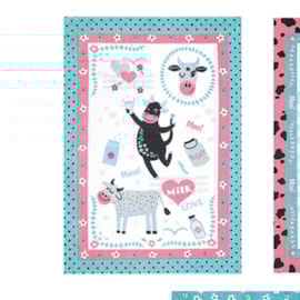 Kit 12 Panos de Copa Felpudo Estampado Dohler Mimosa Kit 12 Panos de Copa Felpudo Estampado Dohler Mimosa