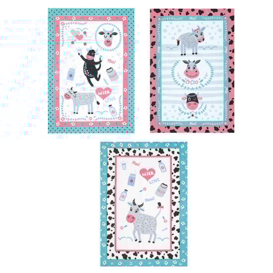 Kit 12 Panos de Copa Felpudo Estampado Dohler Mimosa Kit 12 Panos de Copa Felpudo Estampado Dohler Mimosa